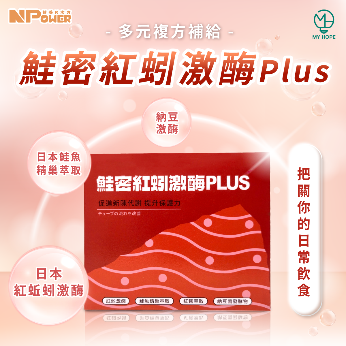 鮭密紅蚓激酶plus