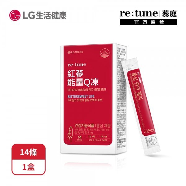 【LG生活健康】紅蔘能量Q凍
