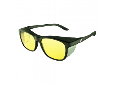 【SCHWEIZER史維德】德國製造包覆式濾光眼鏡-黃褐色XL (適合電腦族/手機族)