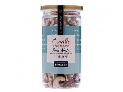 【可夫萊】雙活菌三威真果170g-核桃/腰果/胡桃