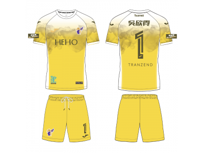 【女武神】守門員球衣（黃色） （可印製姓名及號碼）