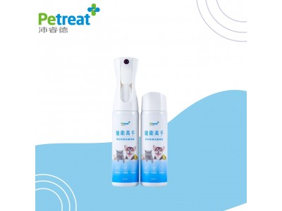 【Petreat 沛睿德】寵衛高手 除臭抗菌噴霧 居家與補充組