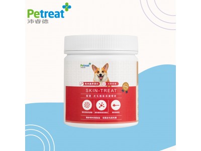 【Petreat 沛睿德】犬用皮膚保健嚼錠 200g