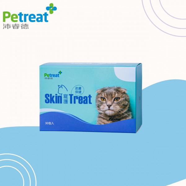 【Petreat 沛睿德】貓用皮膚保健粉 2g x 30包