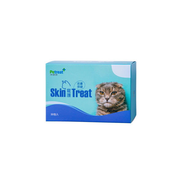 【Petreat 沛睿德】貓用皮膚保健粉 3入組