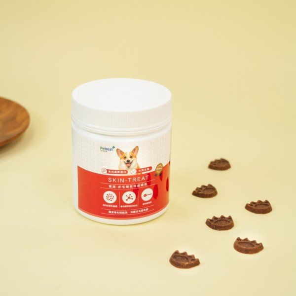 【Petreat 沛睿德】犬用皮膚保健嚼錠 200g