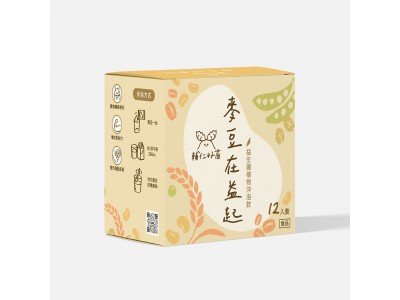 【輔大一粒麥】麥豆在益起．益生菌全效植物飲